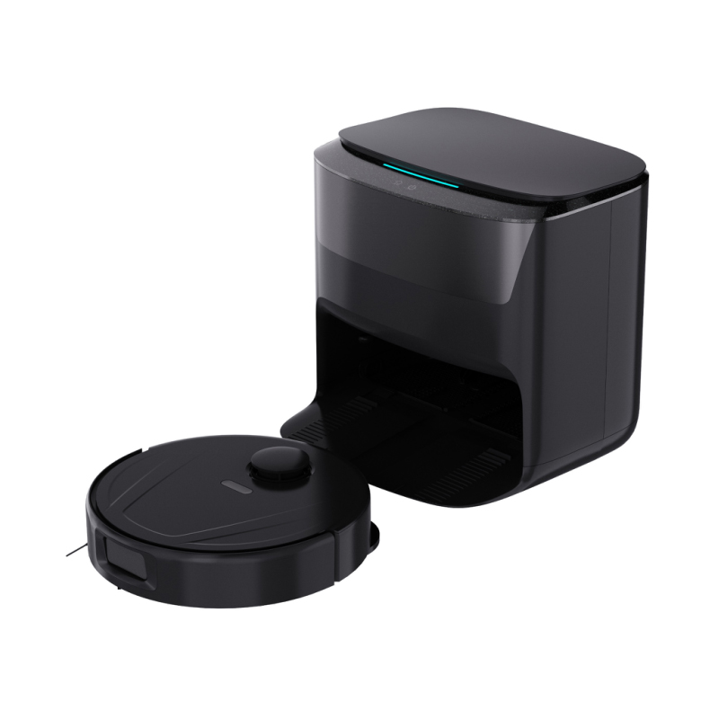 8000Pa Double Roller Brush Anti-tangle Design Self Emptying Robot Vacuum Cleaner with Mop
